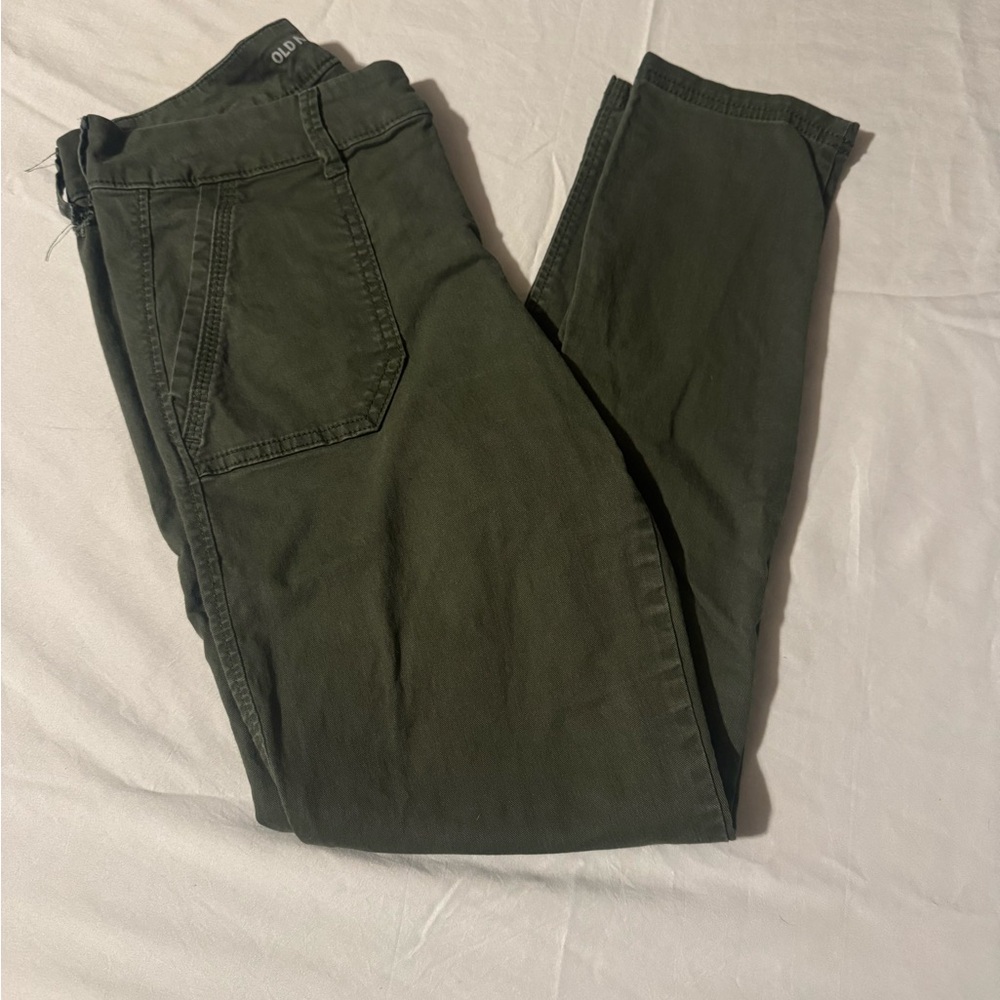 Old Navy Dark Green Pixie Pants